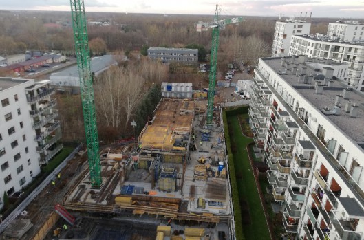 Osiedle Latte - postęp prac