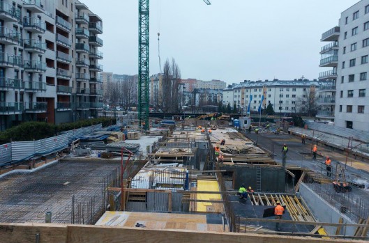 Osiedle Latte - postęp prac