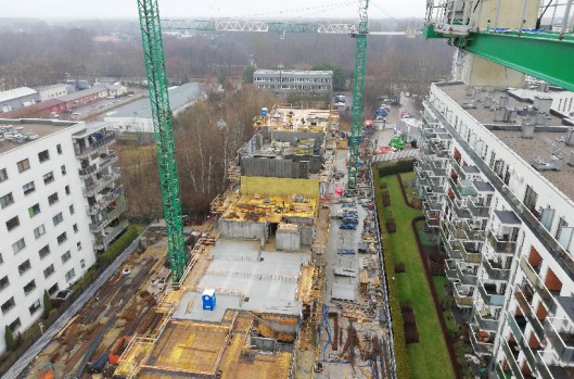 Osiedle Latte - postęp prac