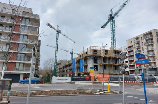 Osiedle Latte - postęp prac