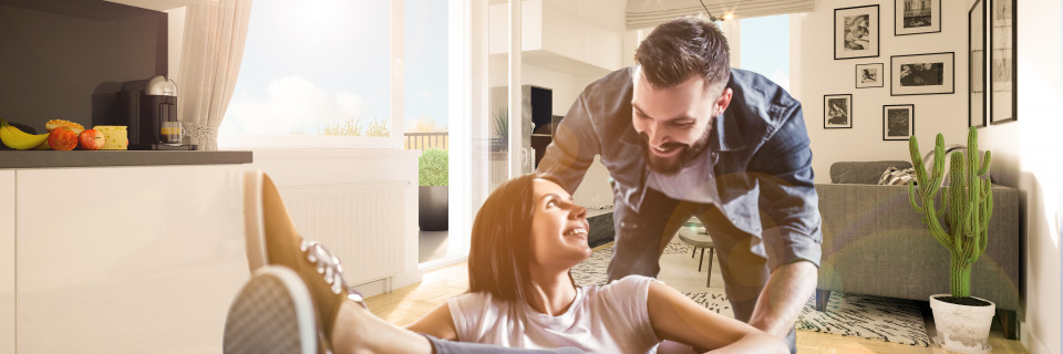 przykładowa aranżacja mieszkania 2-pokojowego